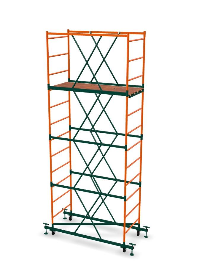 Вышка тура ВС-250/1.0х2.0 Базовый блок + 3 секции (5.2 м)